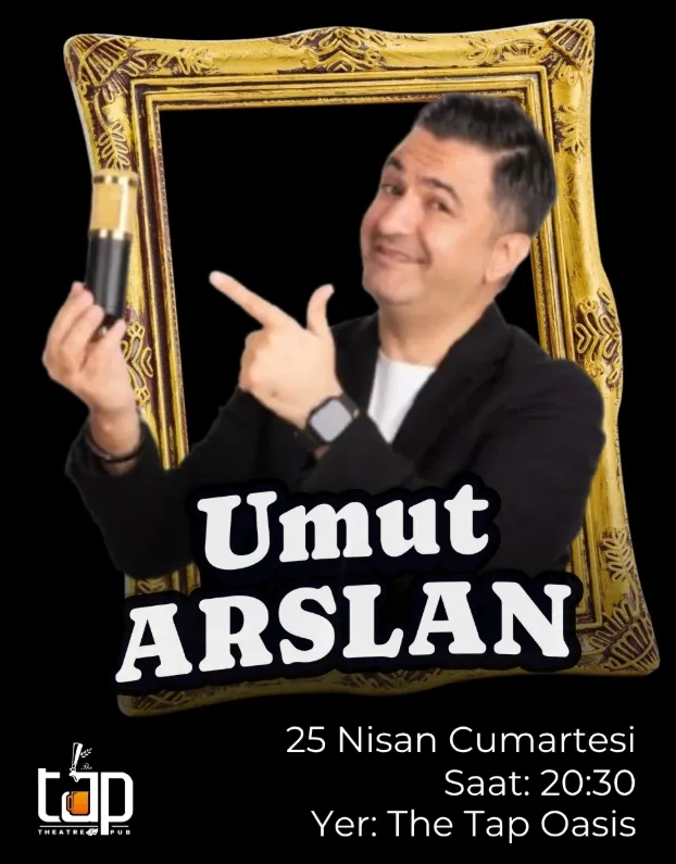 Umut Arslan "Stand-up Show" ile The Tap Bodrum Sahnesinde! 🎭✨🎤